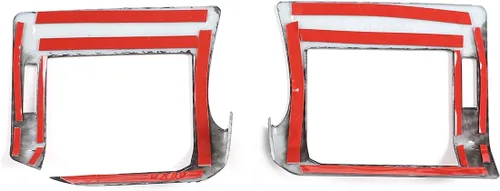Vista 8 de Akumerly CHEYA - Cubierta de plástico ABS para tablero de instrumentos de aire acondicionado lateral para Land Rover Defender D240 SE 2020