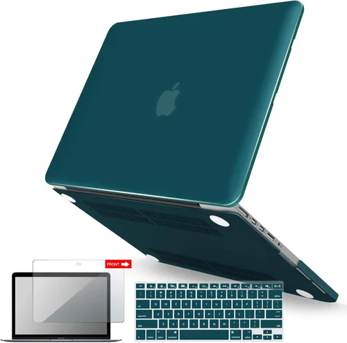 Vista 29 de IBENZER Compatible con MacBook Pro de 13 pulgadas 2015 2014 2013 finales 2012 A1502 A1425, carcasa rígida y cubierta de teclado y protector