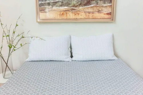 Vista 8 de Excel Sleep® Almohada de espuma viscoelástica de gel triturado (Queen) fabricada en los Estados Unidos (1, Queen - 20 x 30 pulgadas)