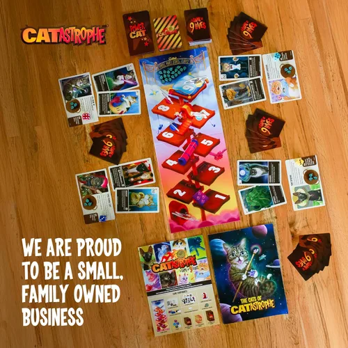 Vista 3 de CATastrophe Un Juego de 9 Vidas El Juego de Mesa Perfecto para la Noche Familiar y Amantes de los Gatos A partir de 10 años 2-6 Jugadores