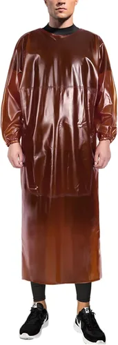 Vista 13 de SUJAN Traje Antisalpicaduras Delantal Impermeable Resistente a Químicos, Mono de PVC de Manga Larga Splash suit, chemical resistant smock, safety
