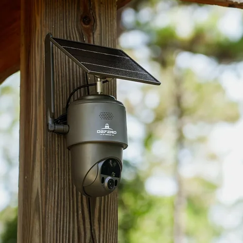 Vista 9 de TACTACAM – Cámara de seguridad celular Defend 360, fotos 4K, video 1080p, batería solar + recargable, panorámica/inclinación/zoom de 360°, LTE
