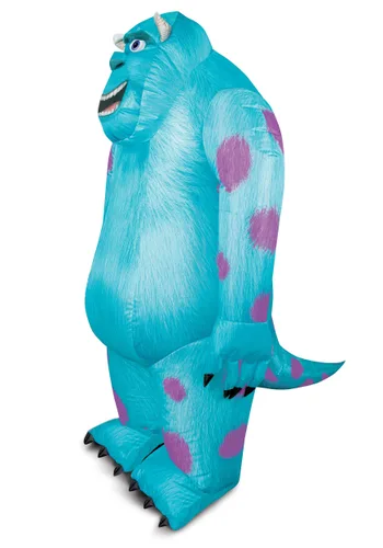 Vista 3 de Disfraz Inflable de Adulto Sulley de Monsters Inc Multicolor