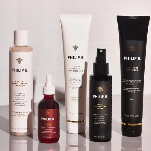 Vista 7 de PHILIP B Spray de protección térmica de 2 onzas (2.0 fl oz) Rellena, brilla y protege el cabello de las herramientas para el cabello calentadas