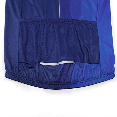 Vista 5 de MOXILYN Camisetas de ciclismo para hombre, conjunto de ropa de bicicleta para hombre, chaqueta de bicicleta de manga larga y pantalones de ciclismo