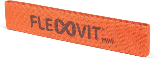 Vista 9 de FLEXVIT Mini banda, banda de resistencia de tela de grado profesional, comodidad superior y calidad para hacer ejercicio, juego de bandas