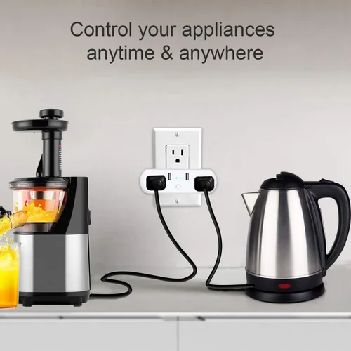 Vista 7 de XODO WP3 Smart WiFi Plug – Control remoto inalámbrico por aplicación compatible con Alexa y Google Home Assistant 2.4 GHz red solamente – Control