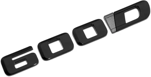 Vista 4 de Paquete de 3 emblemas Escalade 600 600D para puerta trasera elevadora 3D 84787581 23440294 84740919 compatible con Escalade (negro brillante)