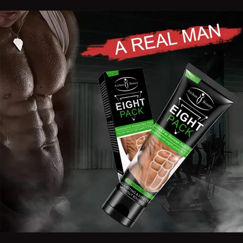 Vista 8 de AICHUN BEAUTY Paquete de ocho para hombres cintura fuerte Torso masculino líneas suaves prensa fitness vientre quemar grasa muscular quitar renueva