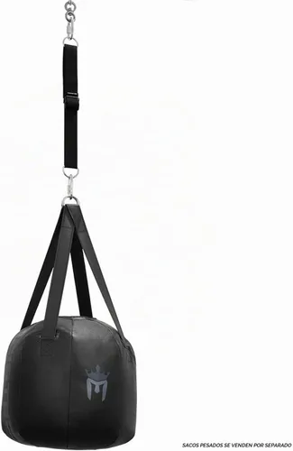 Vista 2 de Meister Correa de extensión de montaje con giratorio y mosquetones para colgar bolsas pesadas Negro