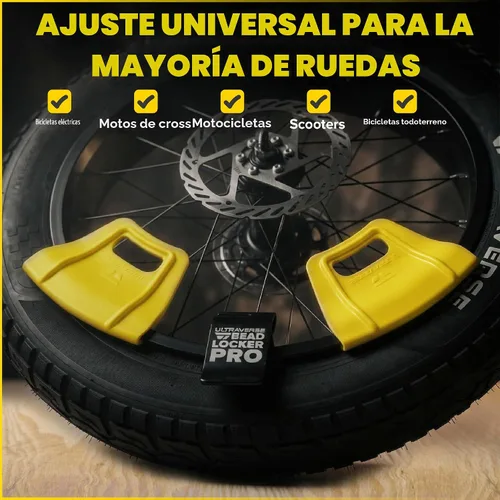 Vista 7 de Ultraverse Kit combinado de soporte para cuentas de neumáticos de bicicleta