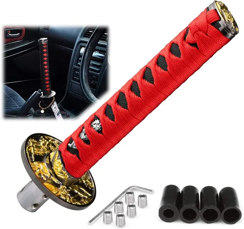 Vista 17 de EZAUTOWRAP Espada Samurai 5.9 pulgadas., 10cm, Negro Blanco