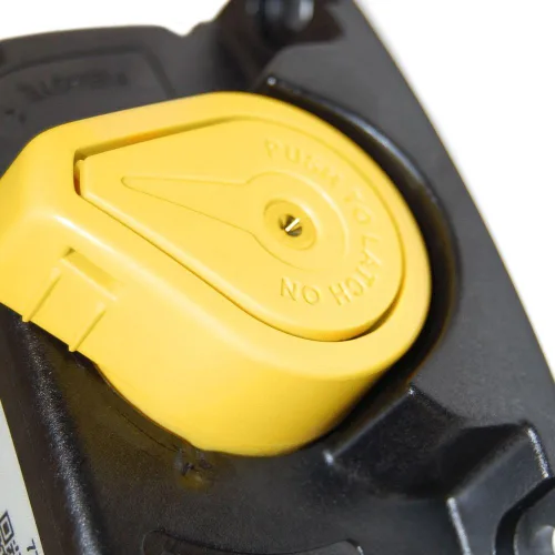 Vista 2 de Blue Sea Systems Solenoide 7717 ML RBS SPST con control manual de liberación automática, 24V