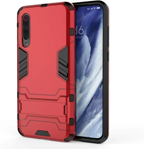 Vista 5 de Funda para Xiaomi Mi 9 Pro / Mi9 Pro 5G (6.39 pulgadas) 2 en 1 a prueba de golpes con función de atril Hybrid Dual Layer Armor Defender Funda