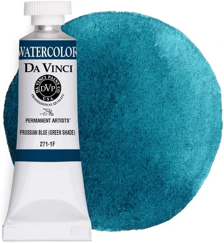 Vista 157 de DA VINCI PAINTS Pintura Acuarela Profesional para Artistas, Azul Cobalto, 15mL