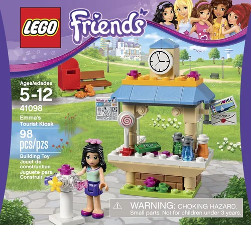 Vista 2 de LEGO Friends 41098 Kit de construcción de quiosco turístico de Emma