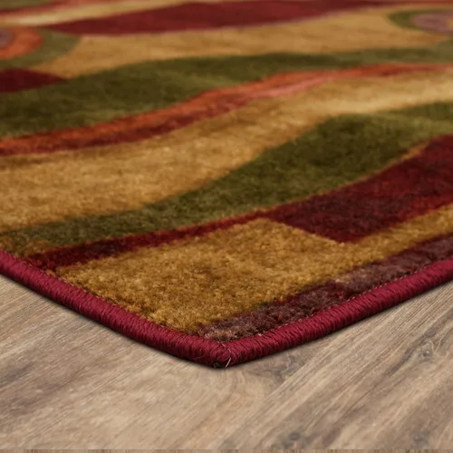Vista 7 de Mohawk Home New Wave Picasso - Alfombra abstracta de vino, 1 pies 8 pulgadas x 2 pies 10 pulgadas, multicolor