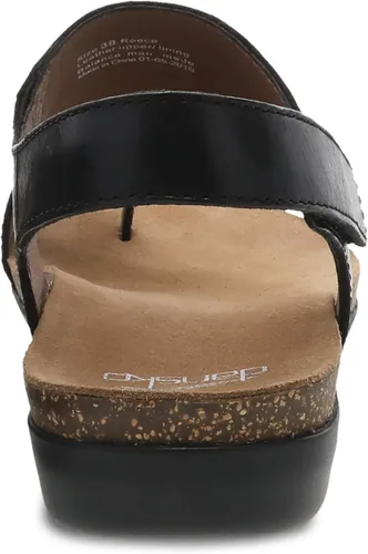 Vista 6 de Dansko Reece - Sandalia para mujer, espuma viscoelástica, plantilla de corcho para más comodidad, soporte de arco, suela de goma ligera para uso