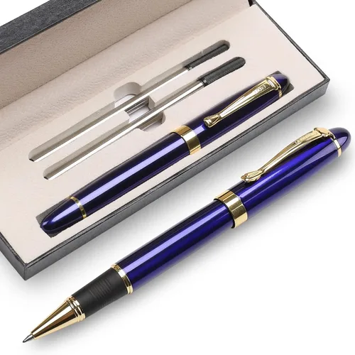 Vista 11 de YIVONKA Bolígrafos de lujo, bonito bolígrafo, el mejor regalo para hombres, bolígrafos profesionales de oficina ejecutiva, caja de regalo, bolígrafo