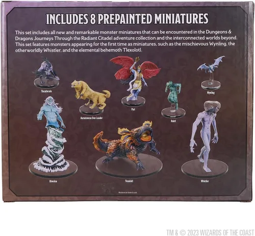 Vista 3 de WizKids D&D Icons of the Realms: Journeys Through The Radiant Citadel - Monstruos en caja Calabozos y Dragones Miniaturas