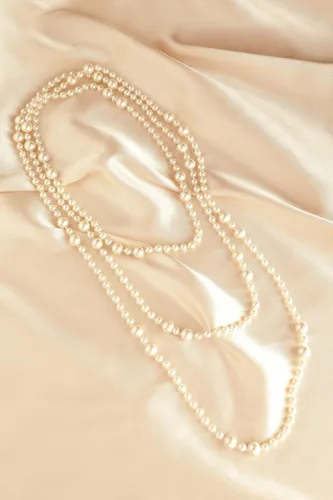Vista 4 de BABEYOND - Collar de perlas sintéticas estilo art deco de la década de 1920, collar de perlas largas para fiesta de disfraces de estilo Gatsby