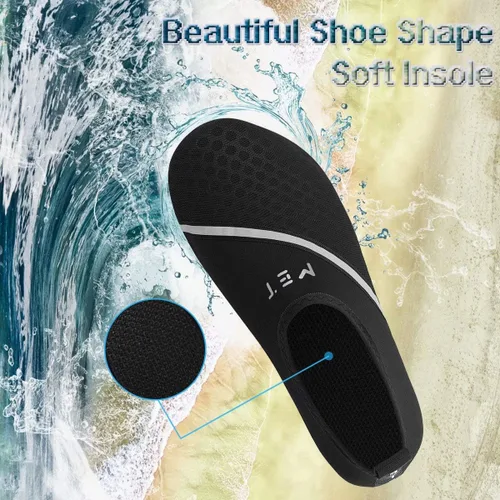Vista 2 de Yalox - Calzado acuático, de secado rápido, sensación de pies descalzos, para mujer y hombre calcetines acuáticos para exteriores, playa, nadar