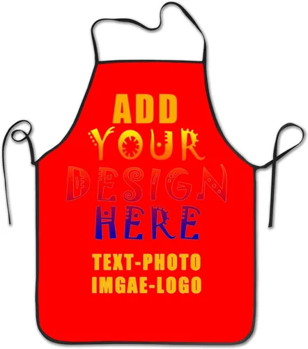 Vista 19 de Delantal personalizado personalizado para mujeres y hombres, delantales de cocina para cocinero, nombre personalizado, texto, logotipo, imagen