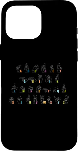 Vista 19 de Sign Language Alphabet Design Case for iPhone 17