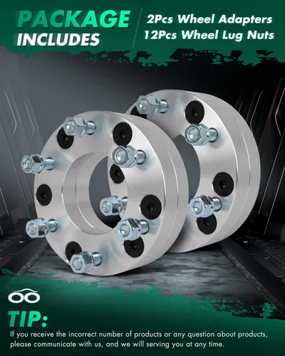 Vista 7 de SCITOO Espaciadores de rueda de 2 pulgadas 5x135 para Ford para F-150 2 piezas Adaptadores de espaciadores de rueda 12x1.5 pernos de 3.4 in HB 5