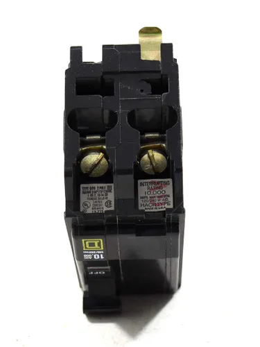 Vista 6 de Cuadrado D QOB220 perno en disyuntor 2P 20 amperios 120/240Vac/48Vdc