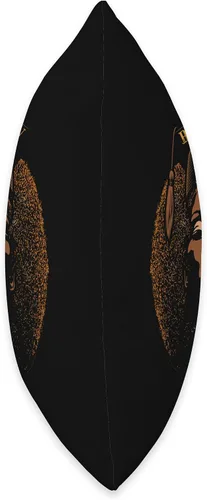 Vista 2 de Black African American Pride Graduate Black Queen Degree, Masters - Almohada de graduación, 16 x 16 pulgadas, multicolor