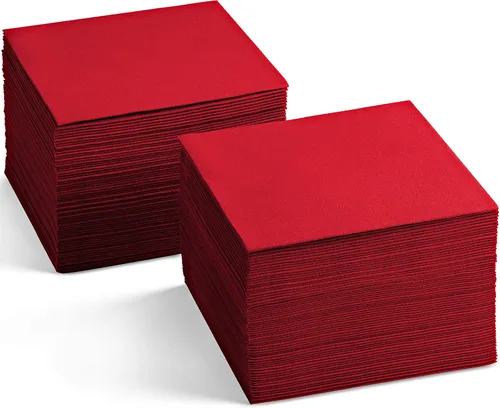 Vista 19 de Servilletas de cóctel desechables con tacto de lino, paquete de 200 servilletas de papel AMETHYST de 5 x 5 pulgadas para bar, restaurante