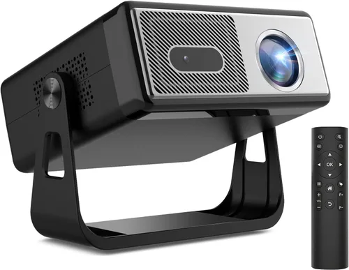 Vista 11 de Aplicaciones de transmisión integradas y 1080P nativo: mini proyector con Wifi y Bluetooth, enfoque automático y Keystone, rotación de 180°