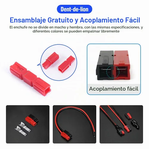 Vista 4 de 45A Conecte Rápido Baterías Conector De Batería Conectores De Alimentación Modular Desconexión Rápida 10 Pares, AWG10-12