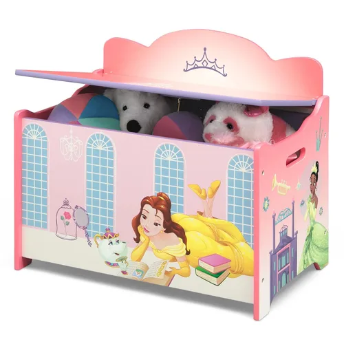 Vista 11 de Delta Children Caja de juguetes de lujo, princesa Disney Disney Princess