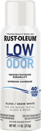 Vista 73 de Rust-Oleum - Pintura en aerosol prémium de bajo olor, gris ancla brillante Olor 40% menor que las pinturas en aerosol tradicionales, durabilidad