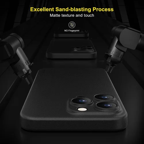 Vista 7 de memumi Funda ligera para iPhone 15 Pro Max, funda ultradelgada, protección completa de 0.012 in, acabado mate, cubierta dura para iPhone 15 Pro Max