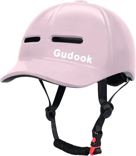 Vista 10 de Casco de Bicicleta para Adultos para Hombres - Mujeres Casco de Bicicleta Certificado Cómodo Ligero Ajustable Estilo Gorra de Béisbol Casco