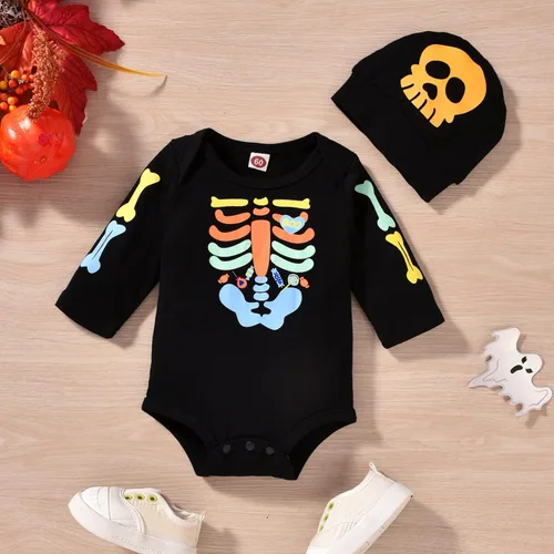 Vista 5 de Ropa de Halloween para bebés recién nacidos, niños y niñas, ropa de Halloween