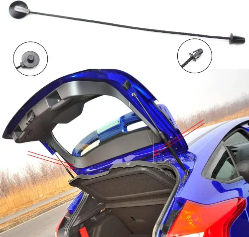 Vista 6 de Par interior trasero interior tonneau escotilla cubierta elevación cadena correa para Ford Focus MK3 2011-2017
