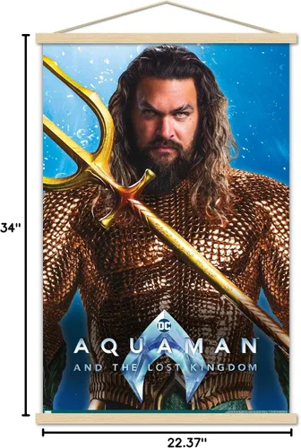 Vista 7 de Trends International DC Comics Movie Aquaman and the Lost Kingdom - Póster de pared de Aquaman, 22.37 x 34.00 pulgadas, paquete de impresión premium