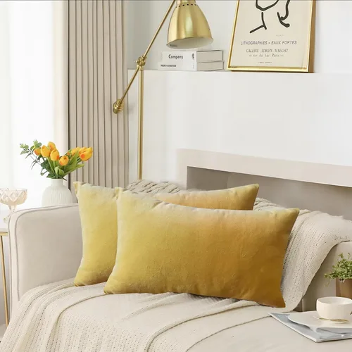 Vista 3 de Funda de almohada de algodón suave para decoración del hogar