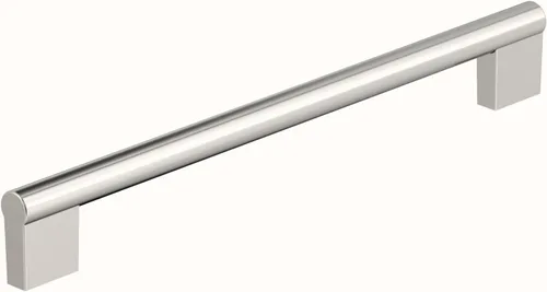 Vista 48 de Amerock Versa 3-3/4 pulgadas (96 mm) de centro a centro Bronce champán Manija de gabinete - paquete de 10 unidades Champagne bronce