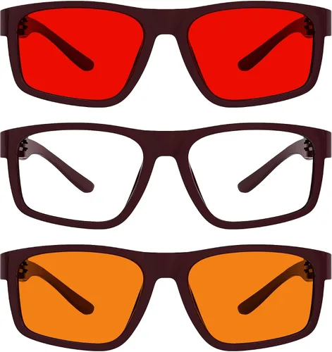 Vista 376 de Eyekepper Gafas de luz azul para hombre y mujer, paquete de 6 lentes Pilot Paquete de 6 color mezclado