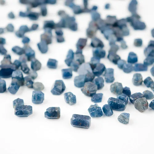 Vista 2 de OdrillionGems Piedras de zafiro azul crudo de 50 quilates, piedras preciosas naturales, piedras ásperas, cristales curativos, bricolaje hecho a