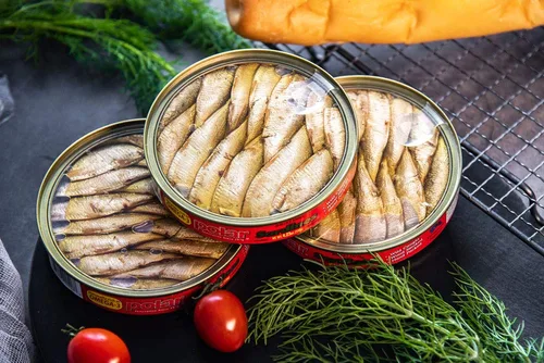 Vista 6 de MW Polar Sardinas Brisling Ahumadas en Aceite de Oliva, de 4.23 Oz - Paquete de 12