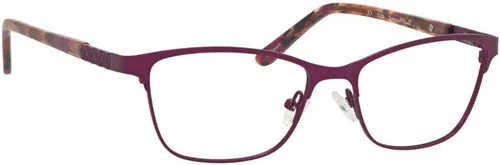 Vista 3 de Ernest Hemingway H4822 Designer - Gafas de lectura con montura rectangular para mujer, color morado, 2.047 in