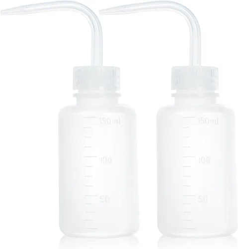 Vista 20 de Melphoe Exprimidor de botellas de lavado de tatuajes, 2 botellas de agua de 5.1 fl oz para riego de suculentas, herramientas de riego de enjuague