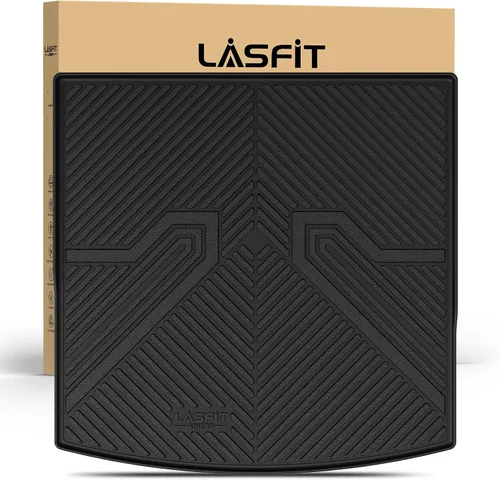 Vista 17 de LASFIT - Tapete de carga 3D para maletero de Volkswagen VW2018-2024 (ajuste 5 asientos), protección para todo tipo de clima, tapete de TPE de alta