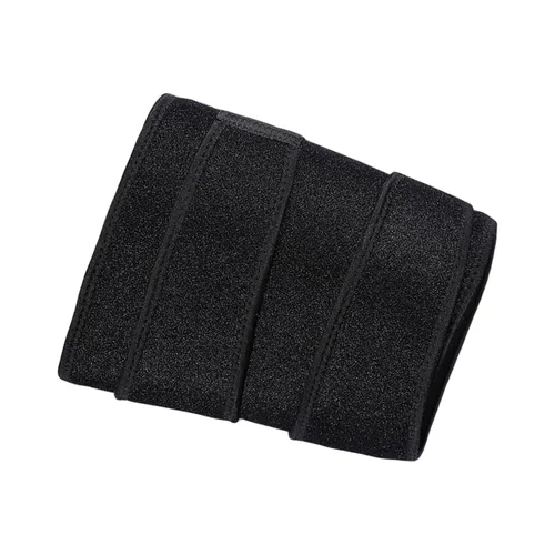 Vista 3 de Soporte para muslos, soporte para muslos con tiras antideslizantes de silicona, compresión para los isquiotibiales para hombres y mujeres, soporte